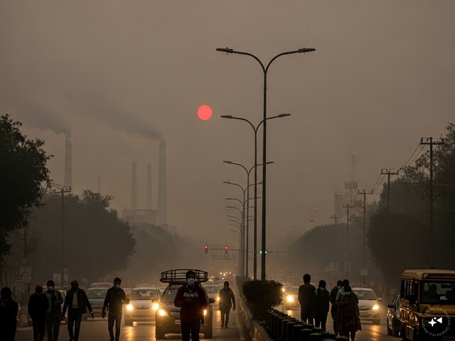 गाजियाबाद का वसुंधरा बना देश का सबसे प्रदूषित क्षेत्र, AQI 454 दर्ज