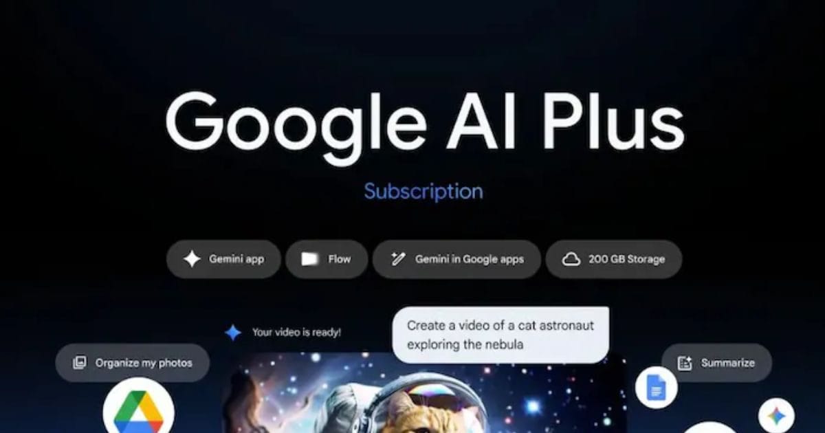 Tach – Google AI Plus Plan Launched know price in India benefit Nano Banana Pro Access get 200GB Cloud Storage- गूगल AI प्लस भारत में लॉन्च, यूज़र्स को मिलेगा Gemini 3 Pro और Nano Banana Pro एक्सेस, कितने का है प्लान?