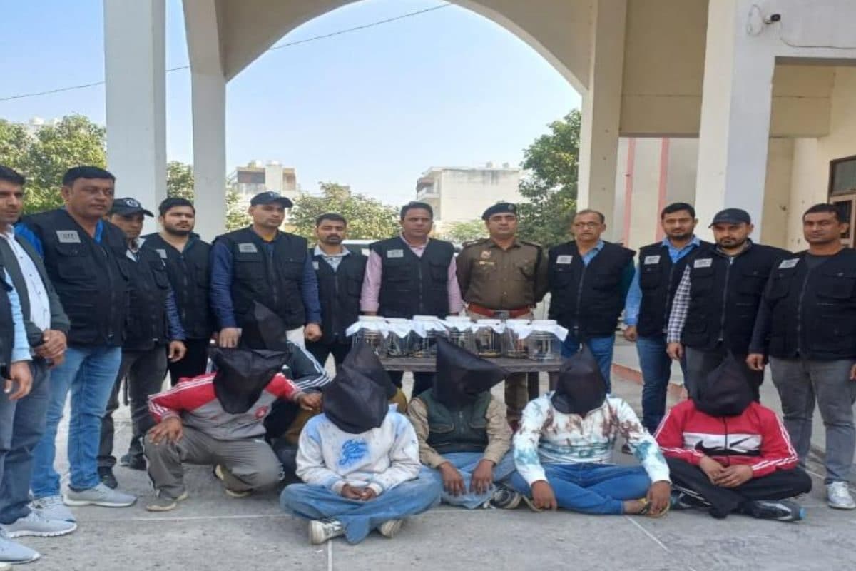 रोहित गोदारा गैंग के 7 शूटर गिरफ्तार STF ने डबल मर्डर की साजिश को किया नाकाम