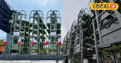 हैदराबाद की हाई-टेक मल्टीलेवल कार पार्किंग लॉन्च