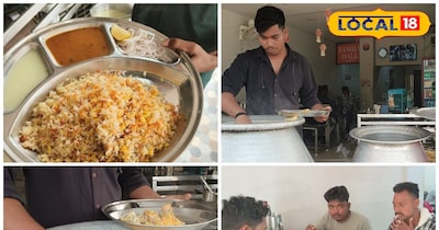 चिकन बिरयानी की प्लेट 100 रुपये की है.