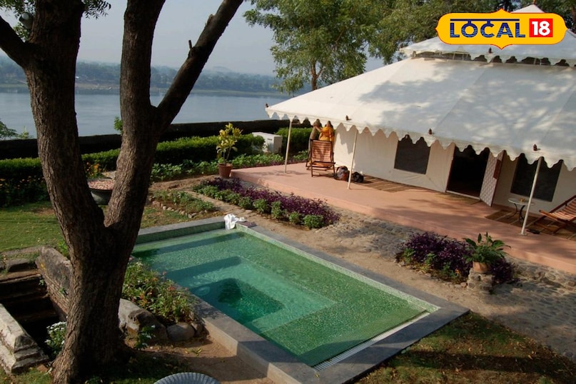 Maheshwar fort tourism, Maheshwar heritage hotel, Ahilya Fort hotel booking, Best places to visit in Maheshwar, MP famous tourist place,  Khargone tourist place, local18, khargone letest news, Madhya Pradesh hindi news 