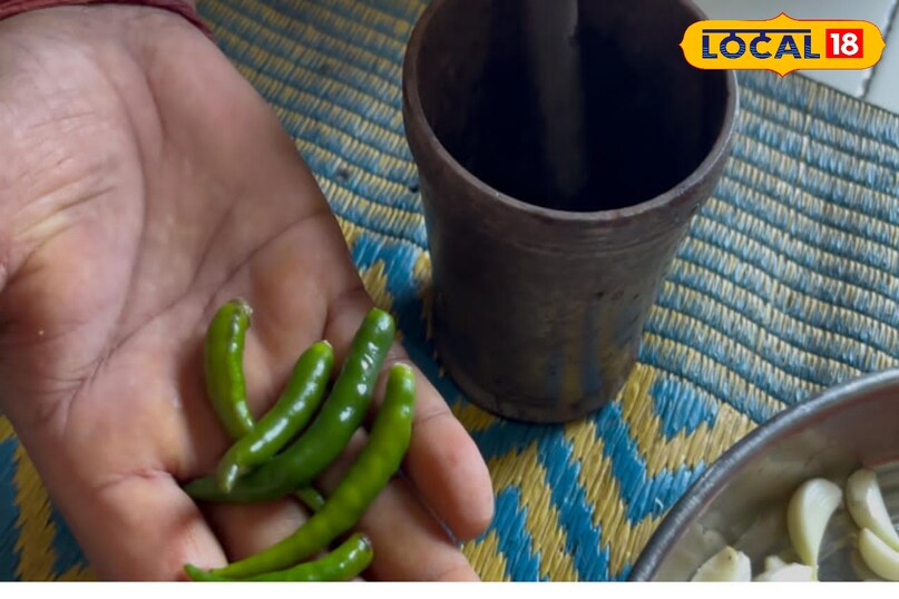 मछली सुस्की, लहसुन,अदरक और मिर्ची की चटनी