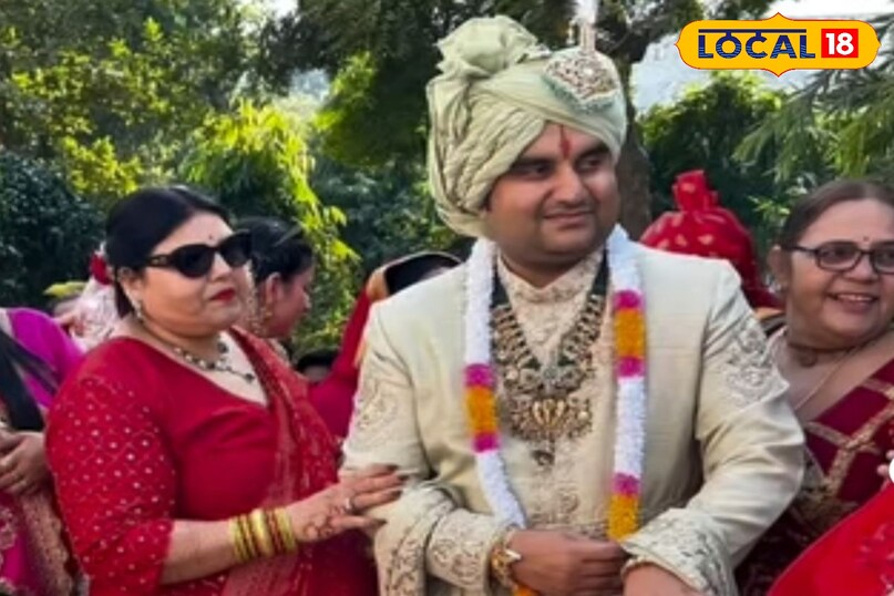 इंद्रेश उपाध्याय की शादी के लिए जयपुर पहुंचा परिवार 