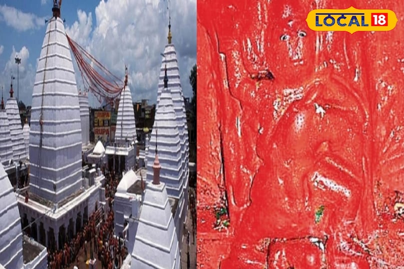 बैद्यनाथ मंदिर मे विराजमान हनुमान मंदिर जो भगवान शिव के रुद्रावतार के रूप मे है स्थित 