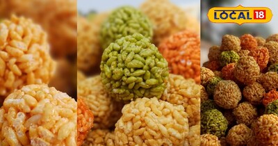 गुड और मुरमुरे से बने गब्बे 