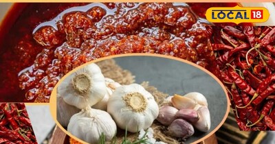 लहसुन और सुखी मिर्च की चटनी 