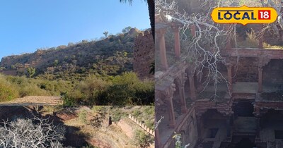 बयाना के पहाड़ों पर बनी बावड़ी 