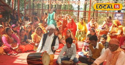 ढोल और दमाऊ की थाप पर बस्ती पहाड़ों की संस्कृति