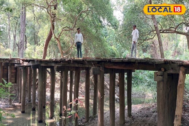 Maharajganj News, Maharajganj Latest News, Maharajganj News Today, Wooden Bridge, Wooden Bridge Maharajganj, महराजगंज समाचार, महराजगंज ताज़ा समाचार, महराजगंज न्यूज़ टुडे, लकड़ी का पुल, लकड़ी का पुल महराजगंज