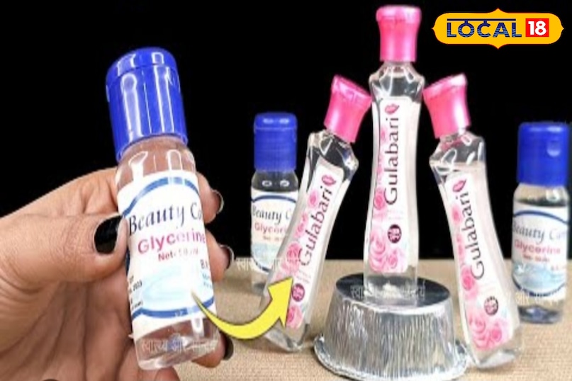 ग्लिसरीन और गुलाबजल यूज करें
