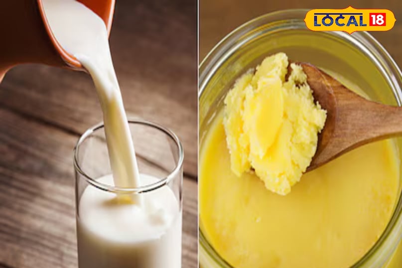 दूध और घी डालकर रात मे पिये 