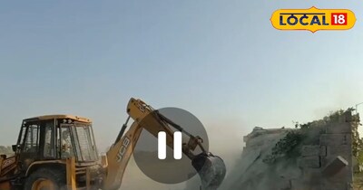 प्राधिकरण का बुलडोजर एक्शन! करोड़ों की सरकारी जमीन वापस<br>