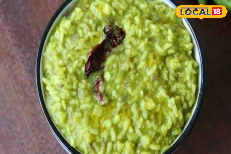 बाजार पालक की खिचड़ी 