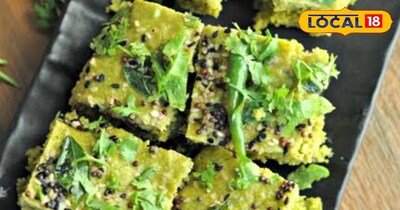 पालक का ढोकला