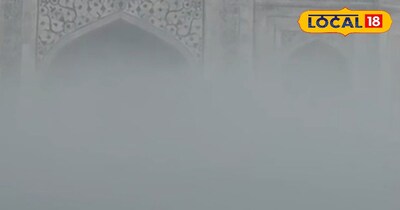 Taj Mahal Vanishes in Dense Agra Fog, Tourists Leave Disappointed