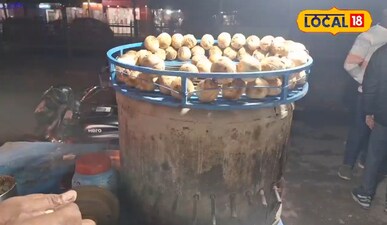 कोयला पर बनी इस लिट्टी का स्वाद है गजब...चोखा, चटनी और फ्राई मिर्च के साथ 1000 प