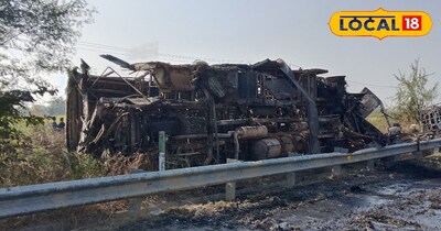 प्रत्यक्षदर्शी अजीत तिवारी प्रतापगढ़ ने बताया हादसे का कारण.