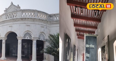 आवास का बाहर व अंदर की तस्वीर