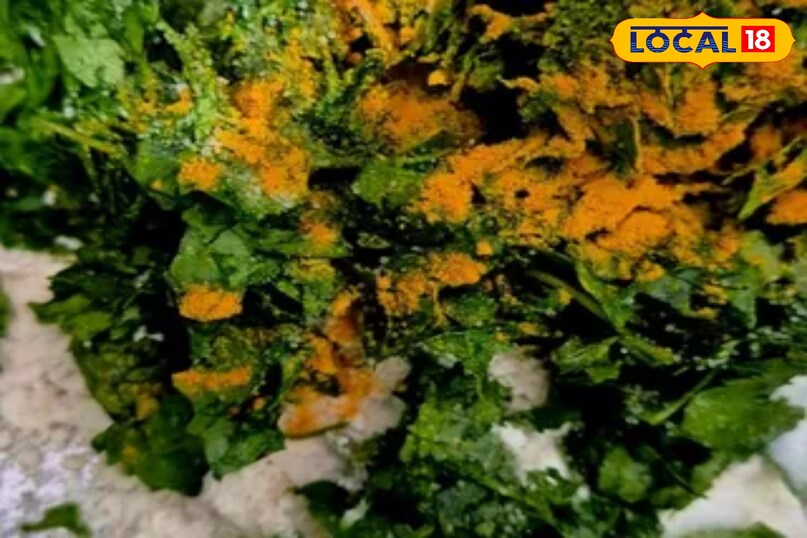 मसालों के साथ आटा 