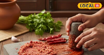 मारवाड़ी लहसुन चटनी...तीखा, खट्टा देसी स्वाद.