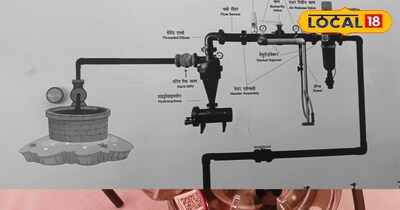 सिंचाई के लिए बना ओटोमेटिक कंट्रोल वाल्व। 