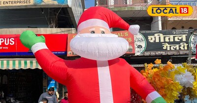 क्रिसमस के रंग में रंगा ऋषिकेश बाजार, रोशनी और रौनक ने बदली तस्वीर.