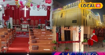 क्रिसमस को लेकर सजे भीलवाड़ा के चर्च