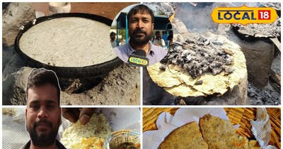 छत्तीसगढ़ की पारंपरिक अंगाकर (पनपुरवा) रोटी रायपुर में