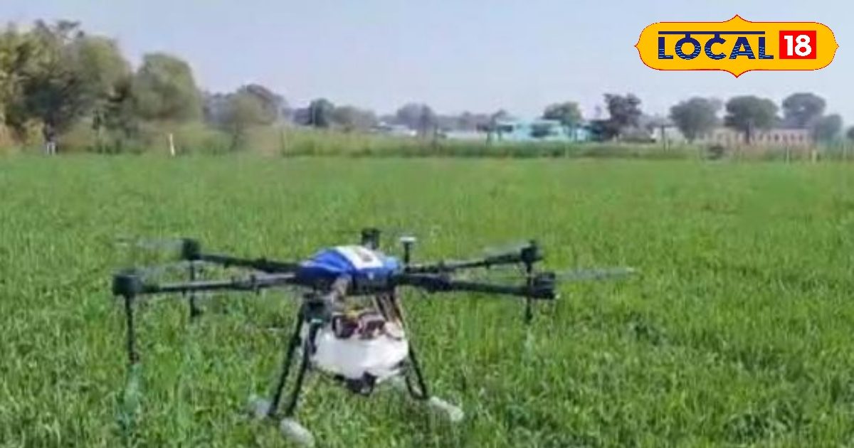 भोजपुर में आधुनिक खेती की पहल, ड्रोन से कीटनाशक छिड़काव पर मिलेगी सब्सिडी