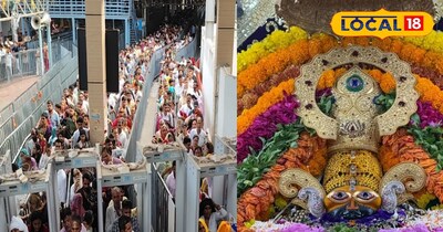 खाटूश्याम जी मंदिर में भीड़ 
