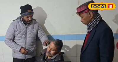 बस हादसे में घायल शिक्षक राकेश