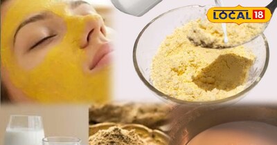 दूध बेसन