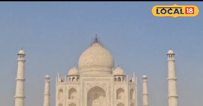 ताजमहल में पहुंचे हजारों पर्यटक 