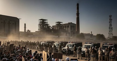 हनुमानगढ़ में निर्माणाधीन एथेनॉल फैक्ट्री के खिलाफ किसानों का विरोध जारी