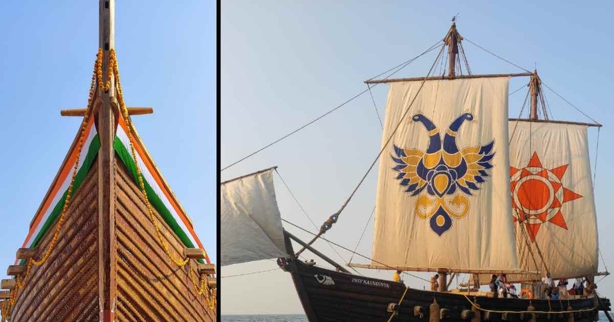 INSV कौंडिन्य: नट-बोल्ट नहीं, रस्सी से सिला नेवी का अनोखा शिप, ओमान हुआ रवाना