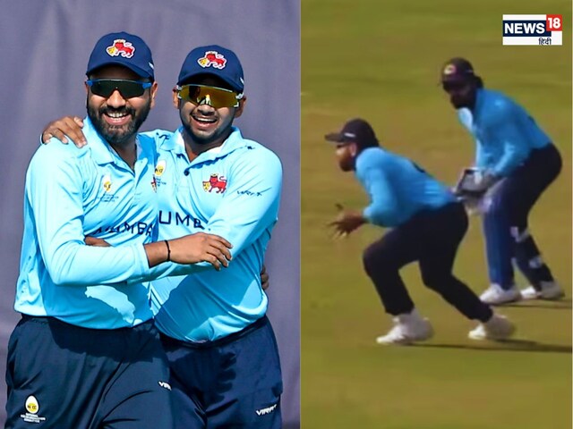 बुलेट की रफ्तार से आई गेंद, स्लिप में मुस्तैद थे रोहित, लपका स्मार्ट कैच