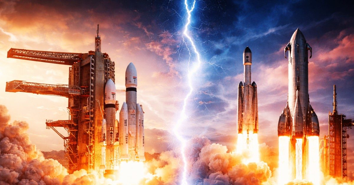 ₹400 करोड़ vs ₹550 करोड़ : ISRO और SpaceX में से कौन है असली 'पैसा वसूल'?