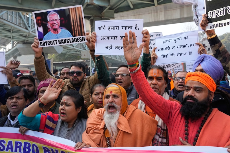 Protest erupts in India's capital city over lynching of Hindu man in Bangladesh