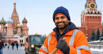 AI और GPT पर काम करने वाला इंजीनियर बना स्ट्रीट क्लीनर, रूस में नौकरी कर रहे. (Image:AI)