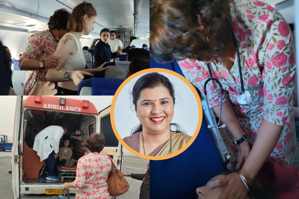 फ्लाइट में EX-MLA की उंग‍लियों का चला जादू मौत से जूझती महिला को मिली जिंदगी