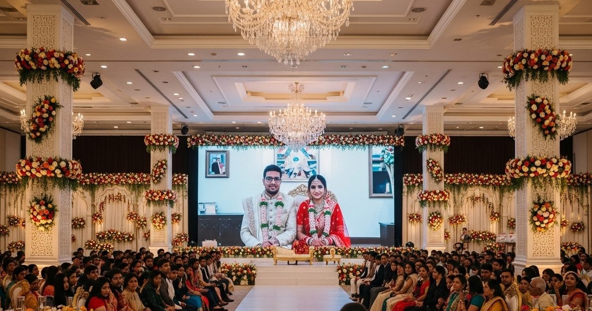 इंडिगो की फ्लाइट रद्द, दूल्हा-दुल्हन को अपना रिसेप्शन ऑनलाइन अटेंड करना पड़ा