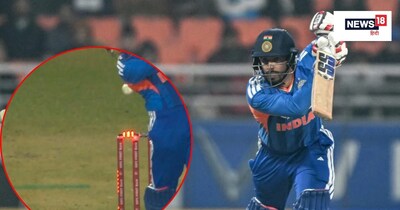 जितेश शर्मा के विकेट पर लगी थी गेंद
