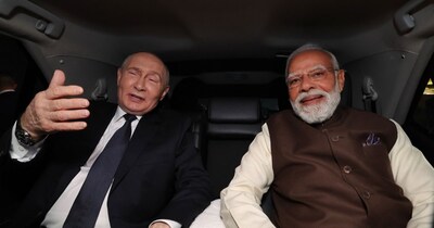 पीएम मोदी ओर व्लादिमीर पुतिन. 