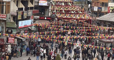 मनाली में टूरिस्ट की भीड़.