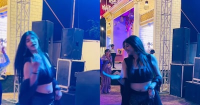 Girl's Killer Dance in Black Lehenga Sets Wedding on Fire, Goes Viral!