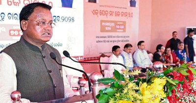 ओडिशा के मुख्यमंत्री मोहन चरण माझी. 