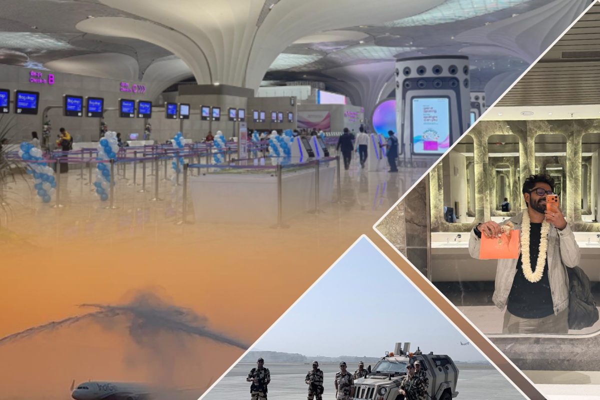 नवी मुंबई एयरपोर्ट: आसमां से कैसा था नजारा क्‍या था पहला रिएक्शन देखें PHOTO