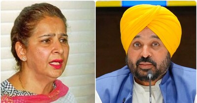 सीएम भगवंत मान नवजोत कौर पर पलटवार किया. (फाइल फोटो)