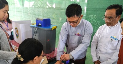 म्यांमार में चुनाव.